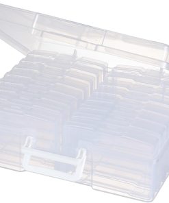 novelinks Photo Storage Box and 16 Inner 4 x 6 Photo Storage Containers | 1Pack Clear. Photo Albums 4x6 Pictures. Photo Organizers and Storage. Card Game Storage. Task Boxes for Special Education