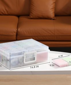 Alternative view of novelinks Photo Storage Box and 16 Inner 4 x 6 Photo Storage Containers | 1Pack Clear. Photo Albums 4x6 Pictures. Photo Organizers and Storage. Card Game Storage. Task Boxes for Special Education