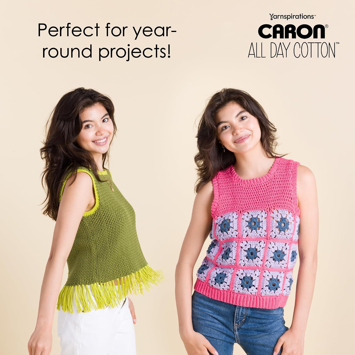 Caron All Day Cotton - 3 Pack of 173 Yards/3.52 oz Moss 100% Mercerized Cotton Yarn - Image 4